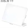 Soporte de Pizarra Pequeña de Acrílico Pintado a Mano Decorativo Personalizado Marca en Forma de L Forma de V Escritorio Pantalla Creativa Tablero de Mensajes