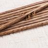 Palillos de Madera de Ala de Pollo y Sándalo Rojo para Uso Doméstico, Madera Maciza, Sin Pintura, Sin Cera, Antideslizantes, Palillos de Madera Gruesos para Uso Comercial en Restaurantes, Venta al por Mayor