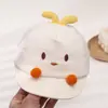 Sombrero de Bebé para Verano de Malla Súper Lindo Sombrero para el Sol para Bebés Recién Nacidos de 0-6 Meses Protección Solar Gorra con Visera