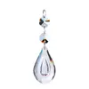 2025K9 Colgante de Cristal Cortina de Cuentas Decorativa con Forma de Red Iluminación del Hogar Regalo Artesanal Vestíbulo de Hotel Hoja de Arce de Cristal K9
