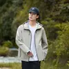 Nuevo producto de otoño: Chaqueta exterior estilo montaña totalmente termosellada para hombre y mujer, cortavientos e impermeable, adecuada para senderismo urbano al aire libre