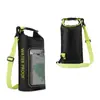 Bolsa à prova d'água Amazon Atacado 2L5L bolsa transversal para atividades ao ar livre 2 em 1 bolsa à prova d'água para celular bolsa à prova d'água de PVC para natação