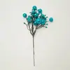 Decorações de Natal Transfronteiriças Frutas de Natal Romã Fruta Flor Artificial Fio de Frutas Douradas Estacas Material Artesanal Decoração