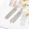 2019 Nuevos Aretes de Tachuela con Temperamento de Hada Sexy Joyería Aretes de Tachuela con Borla Larga E597