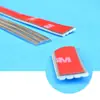 Tira decorativa de PVC de plástico con borde plateado de tres lados en forma de D semicircular, adhesiva, electrochapada, suministro de fabricantes de Dongguan, se puede personalizar, al por mayor