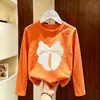 Camiseta de manga comprida para meninas, algodão puro, para usar na primavera e no outono, novo modelo 2026, blusa para meninas, camiseta, camiseta base para camada interna infantil