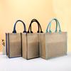 Bolsos de Lino Personalizados, Bolsas Publicitarias Retro Lisas, Bolsas de Tela de Yute Listas, Se Pueden Personalizar con Imágenes, Logotipo
