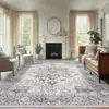 Alfombra Imitación Cachemir Estilo Bohemio Transfronteriza para Sala de Estar, Resistente a Manchas, Área Grande, Cubierta Completa para Sofá, Alfombra Antideslizante para Mesita de Noche en Dormitorio