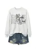 Nerd de Libros Lector Compulsivo Amazon eBay Sitio Independiente Informal Versátil Sudadera para Mujer con Estampado de Letras Otoño Invierno