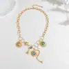 Popular Collar de Acero Inoxidable con Estrella de Cinco Puntas Dorada de 18K de Amazon Lujo Accesible Nicho Versátil de Larga Duración que No se Desvanece