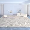 Alfombra Sala de Estar Resistente a la Suciedad Fácil de Cuidar Simple Lujo Ligero Absorbente Antideslizante Cachemir Manta para Mesa de Café Hogar Resistente al Desgaste Manta para Sofá