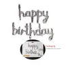 Globo de una sola pieza con letras minúsculas en inglés de cumpleaños decoración para fiesta de cumpleaños infantil globo para arreglo de 100 días de bebé