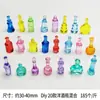 Colgante My Little Pony colorido y transparente, figura de dibujos animados con agujeros, accesorios de juguete rascador para niños en stock