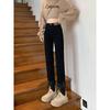 Calças retas de cintura alta retrô soltas Jeans femininos 2024 Moda Nova Chegada Estilo Hong Kong Calças de cachimbo cortadas