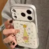 Funda de Teléfono con Tapa de Alta Capacidad Temática de Estrellas Adecuada para iPhone 16 Pro Max y Apple 17, con Ventana Electroplateada y Funda de Cuero para Teléfono