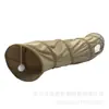 Juguete Popular para Mascotas Transfronterizo Gamuza Terciopelo Primavera, Otoño e Invierno Cálido Dragón Rodante Juguete de Peluche Túnel para Gatos Plegable