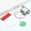 Tope de puerta invisible para baño, de aleación de zinc, sin perforaciones, con ventosa para puerta de dormitorio, fuerte imán, silencioso, para puerta de interior