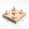 Juguetes Educativos para Pájaros Loro Rompecabezas de Pilar de Madera Enchufe de Color Bloques de Construcción Cilíndricos Jack Redondo Jack de Bola DIY