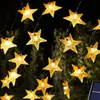 Luzes de Fio Estrela Populares Personalizadas Luzes Estilo Acampamento ao Ar Livre Luzes Solares Luzes de Atmosfera para Quarto Luzes USB Luzes LED