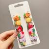 Pinza para el pelo de bebé Pinza linda de dibujos animados Pinza para el pelo fetal Pinza para flequillo de pelo lateral de niña Pasador Accesorios para el pelo para niños