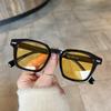Óculos de Sol Qianai 2024 Nova Moda Emagrecimento Rosto Grande Óculos Anti-UV Estilo Coreano Personalizado Tendência para Homens e Mulheres