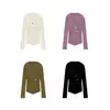 Top de punto de alta gama, calidad de moda, nicho, cuello en V cruzado, suéter interior elegante de ajuste ceñido para mujer, camiseta base