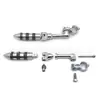 Accesorios para Motocicletas Todoterreno Pedales Modificados Aleación de Aluminio Pedales Traseros Parachoques Diámetro 32mm Tubo