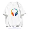 Camiseta de Manga Corta Estampada de Nicho con Diseño de Marca de Moda para Hombre, Nuevo Estilo de Verano, Holgada, Casual, Versátil, Estilo Pareja, Moderno