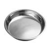 Venta al por mayor de fábrica 304 engrosado con oreja plato para pasteles sin oreja plato para pasteles engrosado y profundizado acero inoxidable placa de piel fría placa para pasteles al vapor superficie
