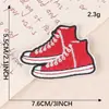 Insignia de Accesorios de Ropa Bordada a Computadora Parche Adhesivo Zapatos Etiqueta de Tela Cuenta a Mano DIY Accesorios Calcomanía de Tela Bordada
