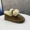 Zapatos de Algodón Cálidos y Suaves, Tipo Mocasín, Forrados de Peluche, Dulces y Lindos, Invierno 2026, Estilo Nuevo de Moda, Mocasines Forrados de Peluche