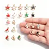 Colgante de Aleación de Perla Incrustada de Estrella y Luna Colgante Hecho a Mano DIY Pulsera Llavero Accesorio para Bolso W858