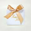 Nova Caixa de Doces Estilo Europeu, Lembrança de Casamento, Caixa de Doces de Casamento, Caixa de Doces de Agradecimento com Fita, Simples Transfronteiriço Hot Stamping