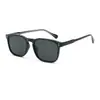 Gafas de Sol para Hombre con Montura Cuadrada de Moda de Alta Gama 6246 Nuevo Estilo Coreano Retro Ajuste Delgado Universales para Mujer Tendencia