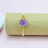 Pulsera de Flores Secas Más Vendida en Amazon Transfronterizo, Flor Inmortal, Pulsera de Gypsophila, Joyería de Piedras Temporales, Puesto de Atracción