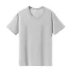 Camiseta Branca de Manga Curta para Mulheres, Corte Solto, Novo Estilo Verão 2025, Camiseta Básica Lisa, Top Manga Meia-Manga Feminino