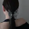 Diseño de Personalidad Sentido Estilístico Pinza Líquida de Mariposa Clip Metálico Estilo Frío Parte Trasera de la Cabeza Pinza Grande de Tiburón Nuevo Pinza para el Cabello Accesorios para el Cabello