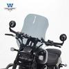 Muscle car Wolf adecuado para parabrisas delantero Qianjiang Flash 350, parabrisas de motocicleta, modificación de altura ajustable