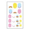 Zhengxiang Transfronterizo Nuevas Pegatinas para Uñas de Dibujos Animados Pegatinas para Uñas de Frutas Fresa Parches para Uñas de Unicornio Pegatinas para Uñas Postizas