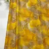 Nueva tela de brocado brillante de rayón con estampado naranja estilo chino para vestidos de mujer, Hanfu, bolsos y artesanías