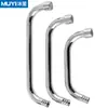 Tina de verduras de acero inoxidable Codo horizontal 18 mm Tanque de presión Salida de grifo de fregadero galvanizado Tubería de salida Burbujeador Accesorios de fontanería