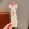 Parche de Florales de Borde Ancho con Velcro para Niñas, Flequillo de Verano para la Frente, Banda para Fijar el Cabello de Bebé