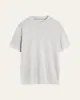 Malha Básica Gola Redonda Estilo Old Money para Homens, Camiseta de Tricô Respirável de Manga Curta para Homens Maduros de Verão