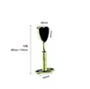 Barra Colgante para Armario Engrosada Barra para Ropa Base de Barra Colgante Ajustable Base de Brida Tubo Redondo Ferretería Doméstica Accesorios de Fijación