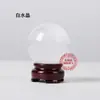 Esfera de Cristal Natural al por Mayor Piedra Cruda de Cristal Esfera de Cristal Pulido con Base Decoración Adorno Regalo para Sala de Estar en Casa