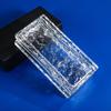 Tijolo de vidro super branco tijolo de cristal quadrado transparente parede divisória de banheiro tijolo de cristal de rede tijolo colorido parede de vidro