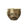 Vaso Baifu Esculpido em Latão Cornucópia Baifu Pequena Louça de Cobre Sapo Dourado Enfeites para Vaso Baifu Decorações para Casa