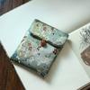 Bolsa de Regalo de Tela Brocada para Bordado de 24 Colores Estilo Japonés Bolsa Wenwan Bolsa de Almacenamiento para Joyería Cartera con Solapa de Tela con Logo