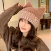 Chapéu de Lã Color Block com Laço de Pérola Outono/Inverno 2025 Estilo Coreano Feminino Mais Fácil de Combinar Quente