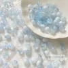 Novas Contas de Vidro Bicolores para Suprimentos de Vendedores Ambulantes, Contas de Vidro, Contas Soltas, Contas Redondas Gradientes para DIY, Contas Soltas Atacado